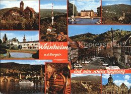 72450632 Weinheim Bergstrasse Wachenburg Koenigstuhl Heidelberg Marktplatz Heppe - Weinheim