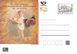 ** CDV A 203 Czech Republic Sindelfingen Stamp Fair 2014 Butterfly Coach - Postcards