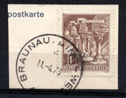 Bahnpost (R.P.O./T.P.O) Braunau Am Inn-Wels [Ausschnitt] (AD3129) - Lettres & Documents