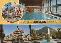 72449596 Urach Bad Thermalbad Brunnen Fachwerk Bad Urach - Bad Urach