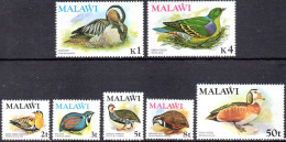 MALAWI N° YT 230 231 232 233 238 239 241 Timbres Tous Neuf ** Sans Charnière Without Hinge Oiseau Bird Vogel - Malawi (1964-...)