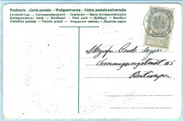 Postkaart Met Sterstempel BEERSSE - 1905 - Sternenstempel