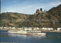 72448742 St Goarshausen Burg Katz Fahrgastschiff Ehrenthal - Loreley