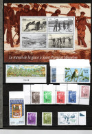 ST PIERRE ET MIOQUELON, TIMBRES ET BLOCS MNH**, ABONNEMENT DE LA POSTE. LA FACIALE EST DE 71 EUROS. - Colecciones & Series