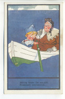 CPA Illustrateur PICH - Enfant Dans Barque Avec Grand-mère "Promenade Sentimentale" "Sitting Beside The Sea-side - Sonstige & Ohne Zuordnung