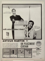 Publicité Papier  ELECTROMENAGER ARTHUR MARTIN VENANTINO VENANTINI Avril 1963 EDM 16 - Pubblicitari