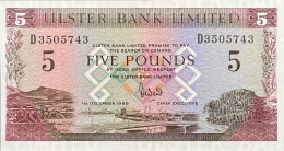 Northern Ireland 5 Pounds, P-331a (1.12.1989) - UNC - 5 Pounds