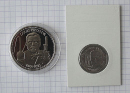 Pack Louis PASTEUR : 1 Médaille FDC Et 1 Monnaie De 2 Francs 1995 SUP - Vrac - Monnaies