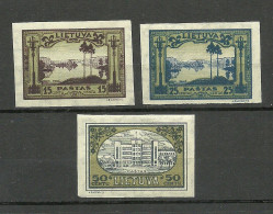 LITAUEN Lithuania 1932 Michel 318 - 320 B * - Litauen