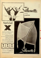 Publicité Papier  LINGERIE SILHOUETTE Mai 1963 EDM 18 - Pubblicitari