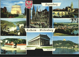 72447787 Kelheim Weltenburg Regensburg Walhalla Befreiungshalle Bad-Abbach Kelhe - Kelheim