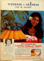 Publicité Papier  VANILLE ALSA Avril 1963 EDM 17 - Pubblicitari