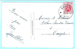 Postkaart Met Sterstempel ONHAYE - 1930 - Sterstempels