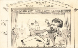 A. MOLYNK * CPA Illustrateur Molynk Satirique * 1906 * N°74 * Théâtre Des Folies Bourbon * Boxe - Satiriques