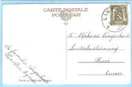 Postkaart Met Sterstempel LINT - 1938 - Postmarks With Stars