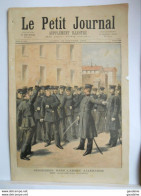 Le Petit Journal N°204 – 15 Octobre 1894 – Désordres Dans L'armée Allemande - Les Courses De Taureaux à Nîmes – Corrida - Le Petit Journal
