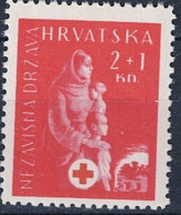 Kroatien Croatia Croatie - Rotes Kreuz (MiNr: 119) 1943 - Postfrisch ** MNH - Croatie