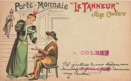 Porte Monnaie LE TANNEUR Sans Couture * CPA Publicitaire Ancienne Illustrateur Art Nouveau Jugendstil * Mode - Publicité