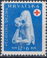 Kroatien Croatia Croatie - Rotes Kreuz (MiNr: 124) 1943 - Postfrisch ** MNH - Croatie