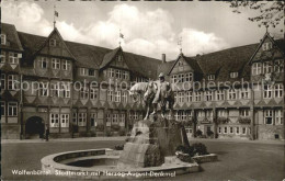 72444902 Wolfenbuettel Stadtmarkt Mit Herzog August Denkmal Wolfenbuettel - Wolfenbuettel