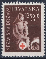 Kroatien Croatia Croatie - Rotes Kreuz (MiNr: 125) 1943 - Postfrisch ** MNH - Croatie