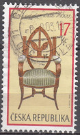 Ceska Republika 2002 Michel 341 O Cote (2009) 1.00 € Fauteuil Art Déco Cachet Rond - Used Stamps