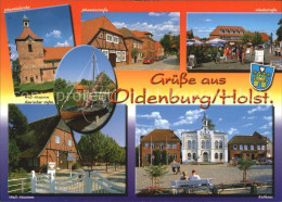 72444693 Oldenburg Holstein Wall Museum Strassenpartie Strassencafe Rathaus Hafe - Oldenburg (Holstein)