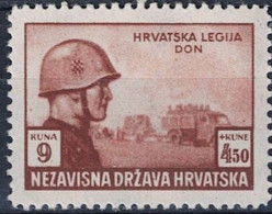 Kroatien Croatia Croatie - Kroatische Legionäre (MiNr: 110) 1943 - Postfrisch ** MNH - Croatie