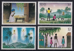 MiNr. 111 - 114 Nevis  1983, 7. Nov. Weihnachten - Postfrisch/**/MNH - St.Kitts Und Nevis ( 1983-...)