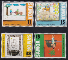 MiNr. 490 - 493 Samoa 1982, 15. Nov. Weihnachten - Postfrisch/**/MNH - Samoa