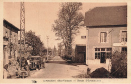 Masléon * Route D'eymoutiers * Café Tabac Tabac Tabacs TABAC * Automobile Ancienne * Villageois - Autres & Non Classés