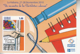 2010 Cuba Philatelic Congress Souvenir Sheet MNH - Unused Stamps