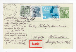 1979. YUGOSLAVIA,SLOVENIA,BOHINJSKA BISTRICA,EXPRESS STATIONERY CARD,USED - Postal Stationery