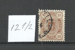 FINLAND FINNLAND 1881/1882 Michel 15 B Y (perf 12 1/2) O - Usati