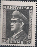 Kroatien Croatia Croatie - Präsident Pavelič (MiNr: 142 1943 - Postfrisch ** MNH - Kroatien