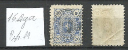 FINLAND FINNLAND 1875 Michel 16 A Y A O - Gebruikt