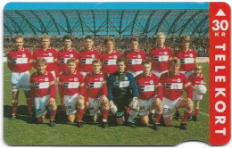 Denmark - Jydsk - Silkeborg Football Team - TDJR007 - 05.1995, 6.000ex, (Serial 2530) 30kr, Used - Dinamarca