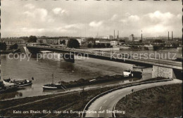 72406346 Kehl Rhein Blick Ueber Die Europabruecke Nach Strassburg Kehl - Kehl