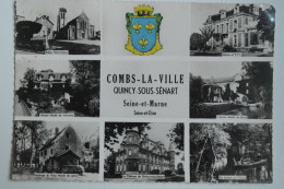 CPSM Grand Format Multivues COMBS LA VILLE Quincy Sous Sénart  - NOV71 - Combs La Ville