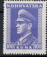 Kroatien Croatia Croatie - Präsident Pavelič (MiNr: 147) 1943 - Postfrisch ** MNH - Kroatien