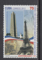 2012 Cuba Relations With France Eiffel Tower Complete Set Of 1 MNH - Ongebruikt