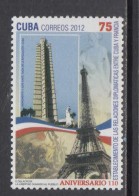 2012 Cuba Relations With France Eiffel Tower Complete Set Of 1 MNH - Nuevos