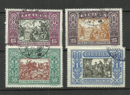 LITAUEN Lithuania 1932 Michel 334 - 336 A & 338 A O - Lituanie