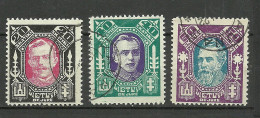 LITAUEN Lithuania 1922 Michel 126 - 128 O - Lituanie