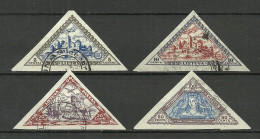 LITAUEN Lithuania 1933 Michel 348 - 349 B & 351 B & 353 B O - Litauen