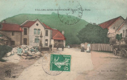 Villars Sous Dampjoux * Place Du Village Et La Poste * Villageois - Autres & Non Classés