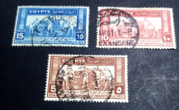 EGYPT  1931 – AGRICULTURAL & INDUSTRIAL EXHIBITION - SG 182/4, VF - Used Stamps