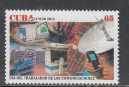 2012 Cuba Communications Workers Telecommunications Complete Set Of 1 MNH - Nuovi