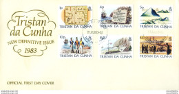 Definitiva. Storia Locale 1983. 2 FDC. - Tristan Da Cunha