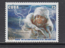 2012 Cuba Mission To Antarctica Complete Set Of 1 MNH - Nuevos